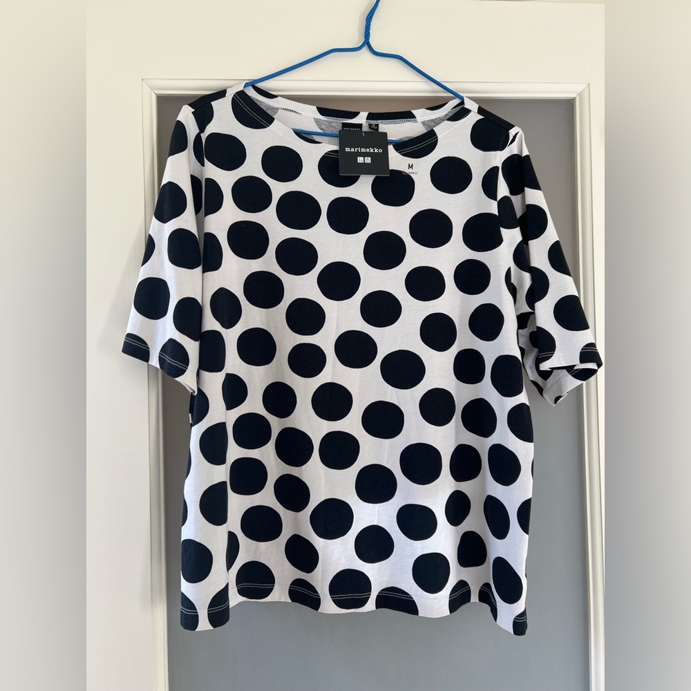 Uniqlo x Marimekko Polle Dot Print Short-Sleeve T-Shirt, Medium